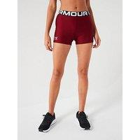 Under Armour Womens Training Heat Gear Authentics Shorty - Burgundy