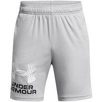 Under Armour Boys Training Tech Logo Shorts - Grey
