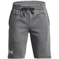 Under Armour Boys Training Rival Fleece Shorts - Grey