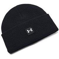 Under Armour Mens Training Halftime Shallow Cuff Beanie Hat - Black