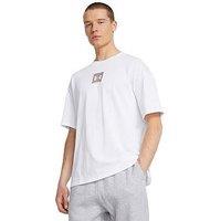 Under Armour Men'S Heavyweight Oversized Box Logo T-Shirt - White