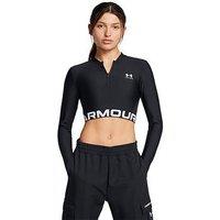 Under Armour Womens Training Heat Gear Rib 1/4 Zip - Black