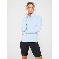Under Armour Womens Training Vanish Cold Weather 1/2 Zip - Blue