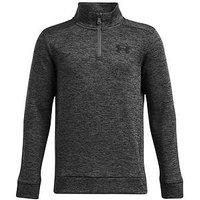 Under Armour Boys Training Fleece 1/4 Zip - Grey