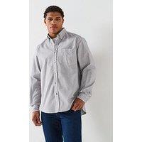 Boss C-Olly Button Down Overshirt - Grey