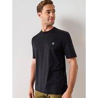 Boss C-Taut 01 Regular Fit Nickel Logo T-Shirt - Black