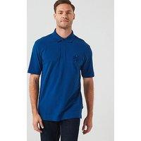 Boss C-Payto 23 Relaxed Fit Embroidered Logo Polo Shirt - Blue