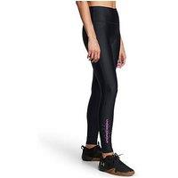 Under Armour Womens Training Tech Branded Leggings - Black