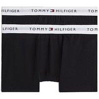 Tommy Hilfiger Boys 2 Pack Trunks - Black