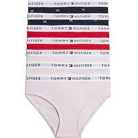 Tommy Hilfiger Girls 7 Pack Print Bikini Briefs - Multi