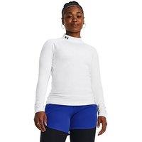 Under Armour Womens Training Cold Gear Authentics Mockneck Top - White