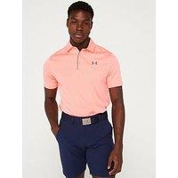 Under Armour Mens Golf Tech Polo - Orange