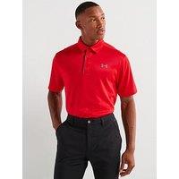 Under Armour Mens Golf Tech Polo - Red