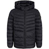 Jack & Jones Mini Younger Boys Sprint Padded Hooded Jacket - Black