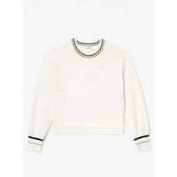 Lacoste Contrast Accent Fleece Sweatshirt