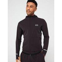 Ea7 Emporio Armani Ventus Lightweight Stretch Track Top - Dark Brown