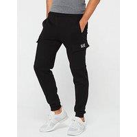 Ea7 Emporio Armani Core Id Cargo Joggers - Black