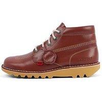 Kickers Kick Hi Lace Up Boots - Brown