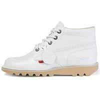 Kickers Kick Hi Lace Up Boots - White