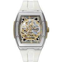 Ingersoll 1892 The Challenger Automatic Mens Watch With White Dial And White Pu Strap- I12308