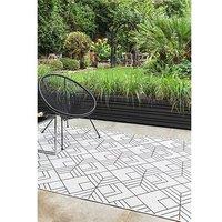 Asiatic Patio Diamond Deco Ivory Indoor/Outdoor Rug
