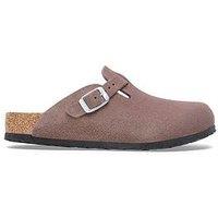 Birkenstock Kids Boston Suede Classic Clog