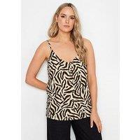 Long Tall Sally Tall Natural Animal Button Thru Cami