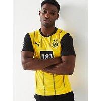 Puma Mens Bvb 24/25 Home Short Sleeved Shirt -Yellow