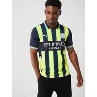 Puma Men'S Manchester City 24/25 Short Sleeved Away Stadium Jersey -Navy