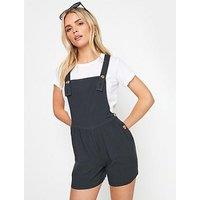 Pixiegirl Petite Acid Wash Short Dungarees