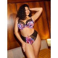 Elomi Lucie Underwired Plunge Stretch Bra - Black Multi
