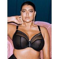Elomi Matilda Underwired Plunge Bra - Black