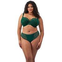 Elomi Brianna Underwired Padded Half Cup Bra - Green