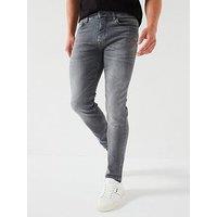 Boss Delaware Soft Motion Slim Fit Jeans - Grey