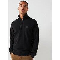 Boss Zetrust 1/4 Zip Sweat - Black