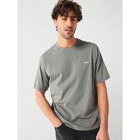 Boss Te Galaxy Relaxed Fit Back Print T-Shirt - Grey