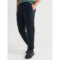 Boss Setwillnylon Relaxed Fit Nylon Trim Cuff Joggers - Navy