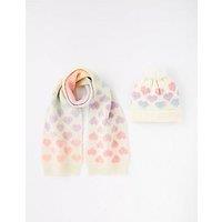 V By Very Girls 2 Piece Heart Hat And Scarf Set