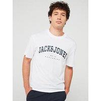 Jack & Jones Varsity Logo T-Shirt - White