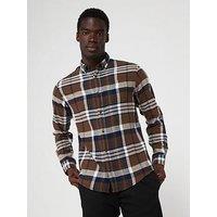 Jack & Jones Long Sleeve Check Slim Fit Shirt - Green