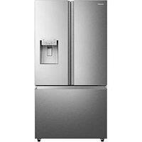 Hisense Pureflat Rf793N4Sase Total No Frost American Fridge Freezer With Plumbed Water And Ice Dispenser - Stainless Steel