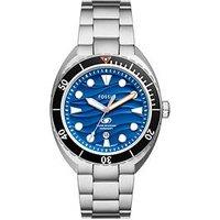 Fossil Breaker Three-Hand Date Stainless Steel Watch