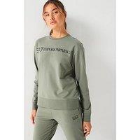 Ea7 Emporio Armani Sweat And Leggings Tracksuit - Green