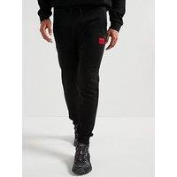 Hugo Doak Red Patch Logo Joggers - Black