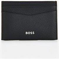 Boss New Crosstown Nikel Logo Card Holder - Black