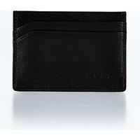 Hugo Subway Leather Credit Card Holder - Black