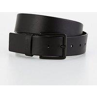 Hugo Gionio 4Cm Jeans Leather Belt - Black