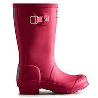 Hunter Original Big Kids Matte Wellington Boots - Pink