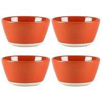 Sur La Table Colour Me Happy Set Of 4 Cereal Bowls - Orange