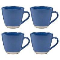 Sur La Table Colour Me Happy Set Of 4 Mugs - Blue